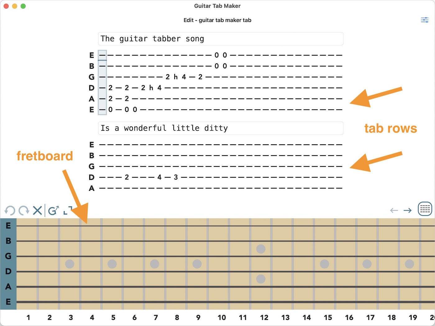 Tab Editor Example