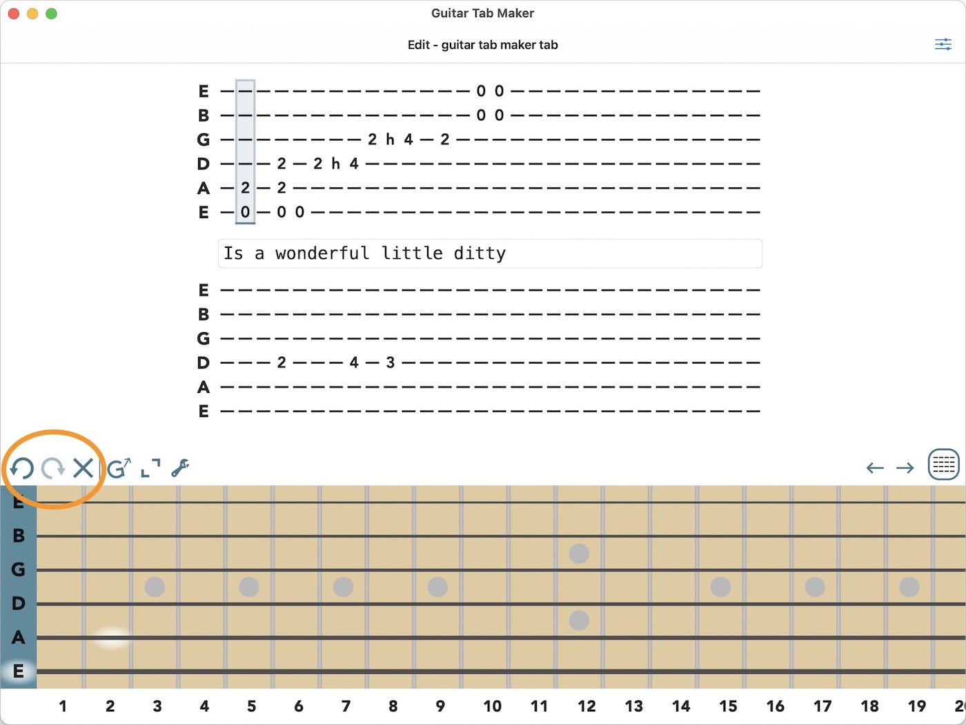 Undo Example