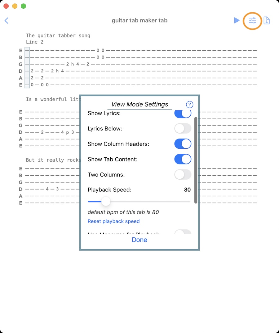 View Mode Example 4